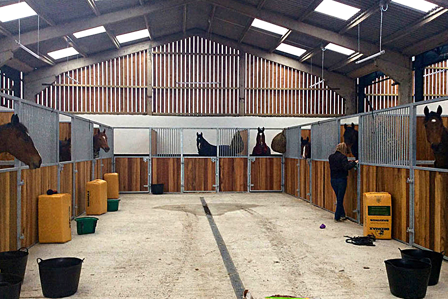 Equestrian training facilities