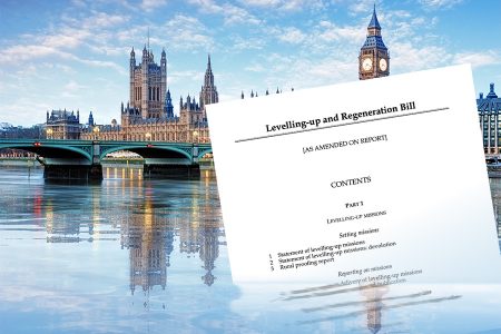 Houses of Parliament and the Bill that originally contained plans to scrap nutrient neutrality