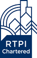 RTPI Chartered Town Planner logo.